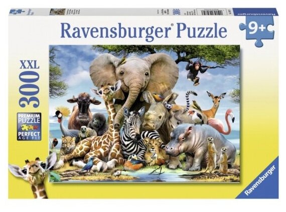 Пазл Ravensburger Африканские друзья, 300 эл.