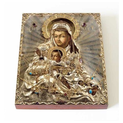фото Киккская икона божией матери "милостивая", доска 13*16,5 соборъная лавка