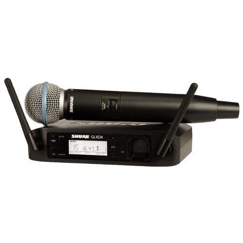 SHURE GLXD24EB58 Z2 24 GHz цифровая вокальная радиосистема с капсюлем динамического микрофона BETA 58 7995100₽