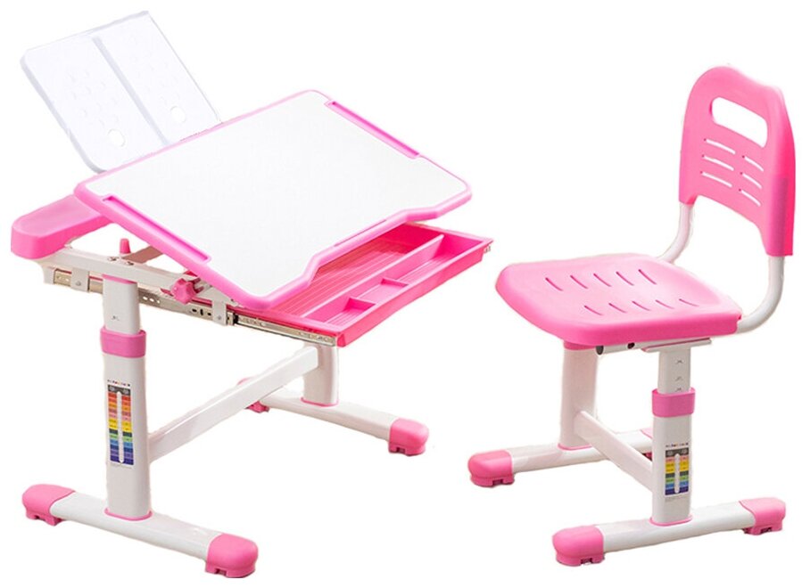 Комплект парта + стул трансформеры Cubby Vanda Pink, 221959
