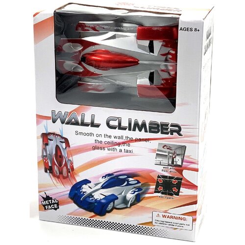 Радиоуправляемая антигравитационная машинка Wall Climber Красная