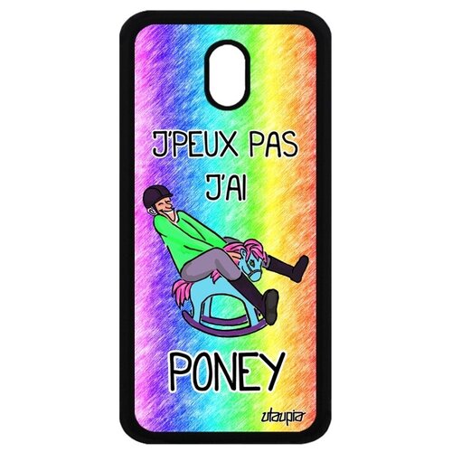 фото Защитный чехол на смартфон // samsung galaxy j5 2017 // "не могу - у меня пони!" прикольный комикс, utaupia, цветной