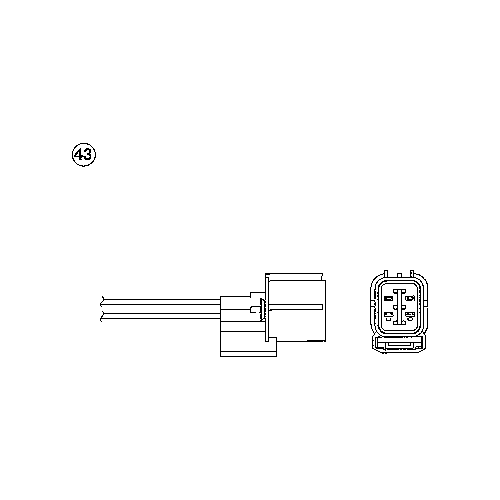 Кислородный датчик (Zirconium) OZA333-H26 0299 NGK 0299