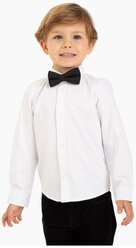 Белая рубашка с галстуком-бабочкой для мальчика Gloria Jeans, размер 2-3г/98