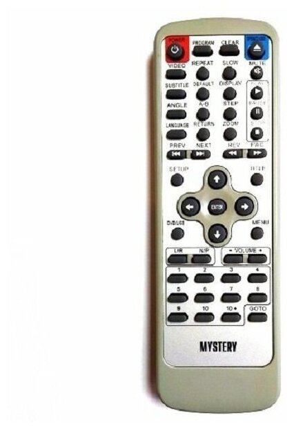 Mystery MDV-742UM Пульт (серый) для DVD
