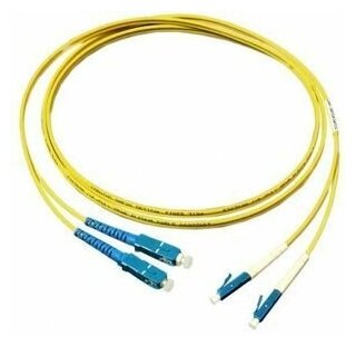 Патч-корд оптический (optic patch cord) LC/UPC-SC/UPC SM 9/125 duplex 3м