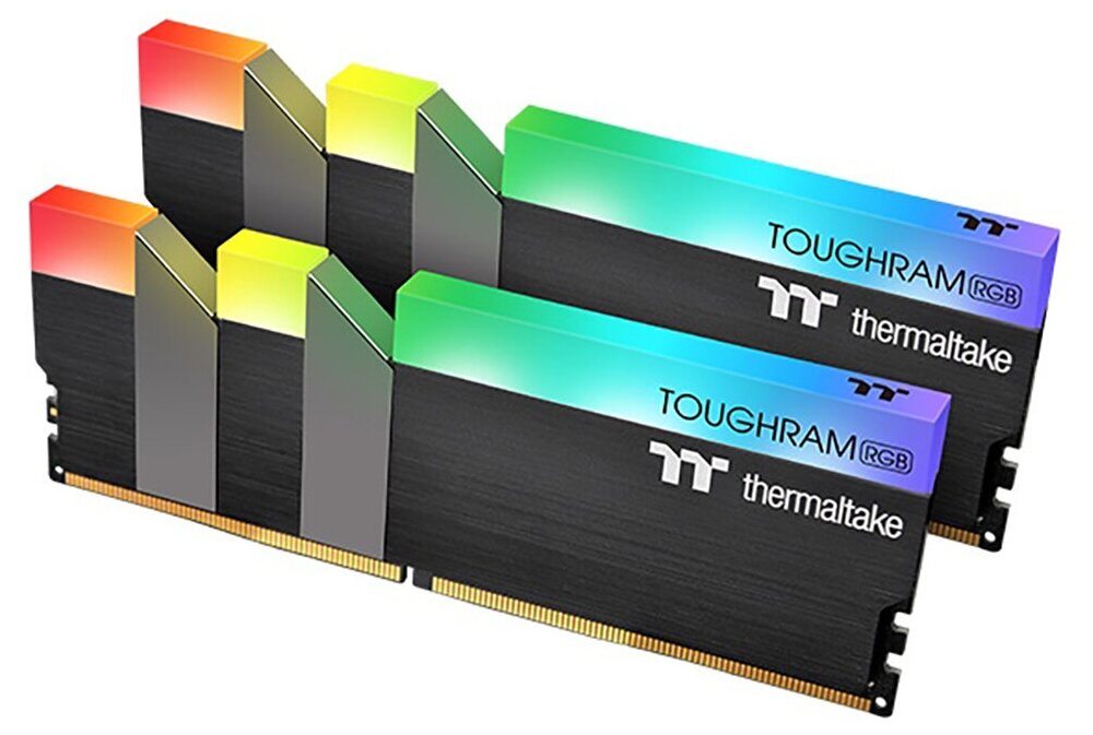 Модуль Thermaltake 16GB DDR4 3600 DIMM TOUGHRAM RGB Racing Green Gaming Memory Non-ECC, CL18, 1.35V, Heat Shield, XMP 2.0, Kit (2x8GB), RTL (528825)