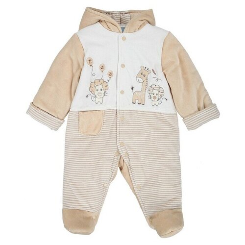 фото Комбинезон для мальчика, рост 68 см, цвет бежевый нет бренда