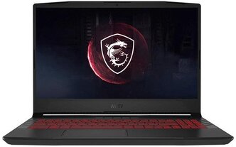 15.6" Ноутбук MSI Pulse GL6611UCK-424XRU (1920x1080, Intel Core i5 2.7 ГГц, RAM 8 ГБ, SSD 512 ГБ, GeForce RTX 3050, без ОС), 9S7-158224-424, Титаново-серый - Черный