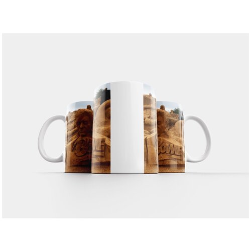 фото Кружка "песок, замок из песка, пляж" 320 мл lotsprints