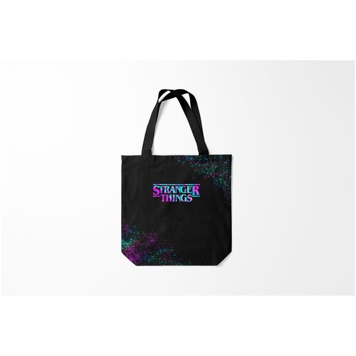 фото Сумка-шоппер / 40х40 см / сериалы / очень странные дела burnettie