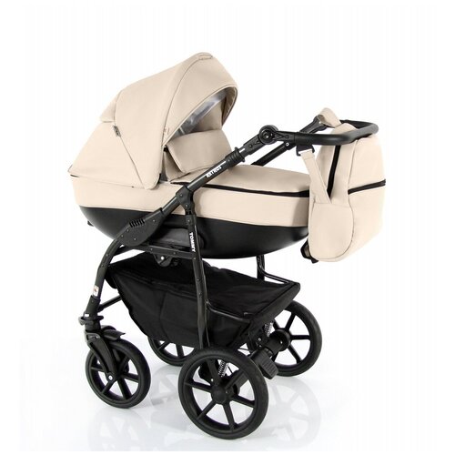 Коляска детская Retrus Tommy 2 в 1 (07) Песочная экокожа