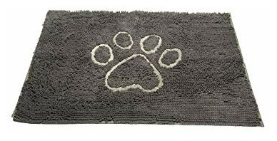 Коврик для собак Dog Gone Smart Doormat, супервпитывающий, цвет: дымчато-серый, 40,5 х 58,5 см