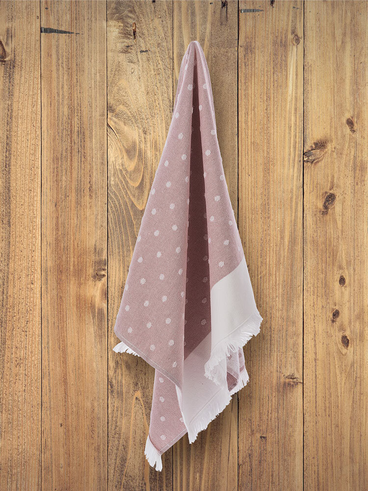 Tivolyo home Кухонное полотенце Dotty цвет: розовый (50х70 см)