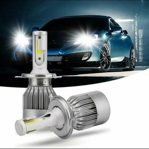Светодиодные лампы C6 Led Headlight 36W/6500K/3800lm/H4 пара