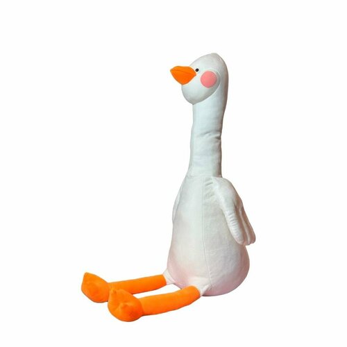 Мягкая игрушка Большой белый гусь Soft Plush 130 см мультяшная милая подвижная шапка кролика с ушками танцевальная плюшевая игрушка плюшевая шапка мягкая игрушка в виде животного игрушки