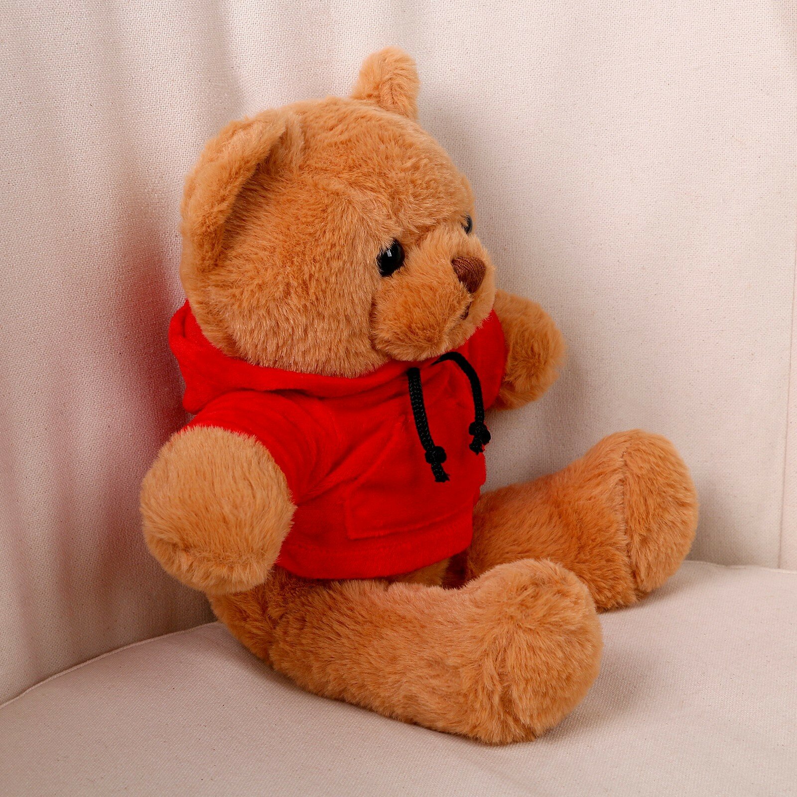 Мягкая игрушка "Медведь" в толстовке, 28 см, цвет микс