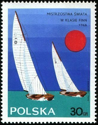 (1965-027) Марка Польша 