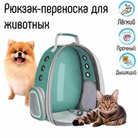 Рюкзак переноска для кошек и собак с прозрачной стороной