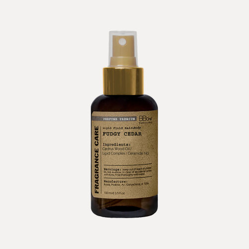 Изображение товара Парфюмированный флюид Fragrance care Lipid fluide hair&body Fudgy Cedar 100 мл