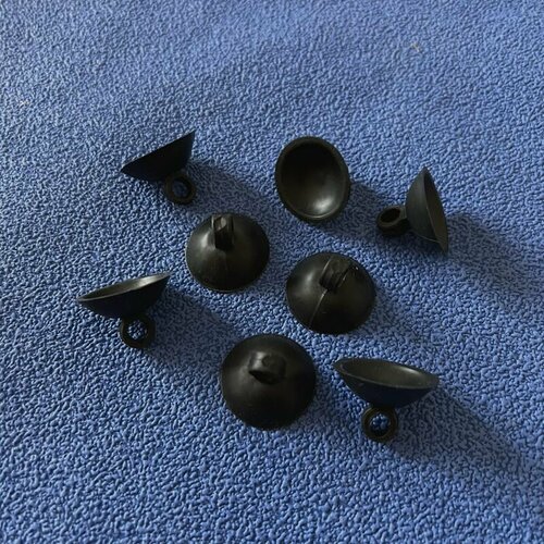 Присоски эластичные чёрные (8шт) для компрессорного шланга