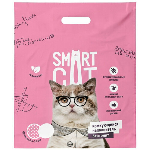 Smart Cat наполнитель Комкующийся наполнитель 10л/ 5 кг (1 шт) smart cat наполнитель впитывающий наполнитель 10л 5 кг средняя фракция 66ур25 5 кг 52862 1 шт