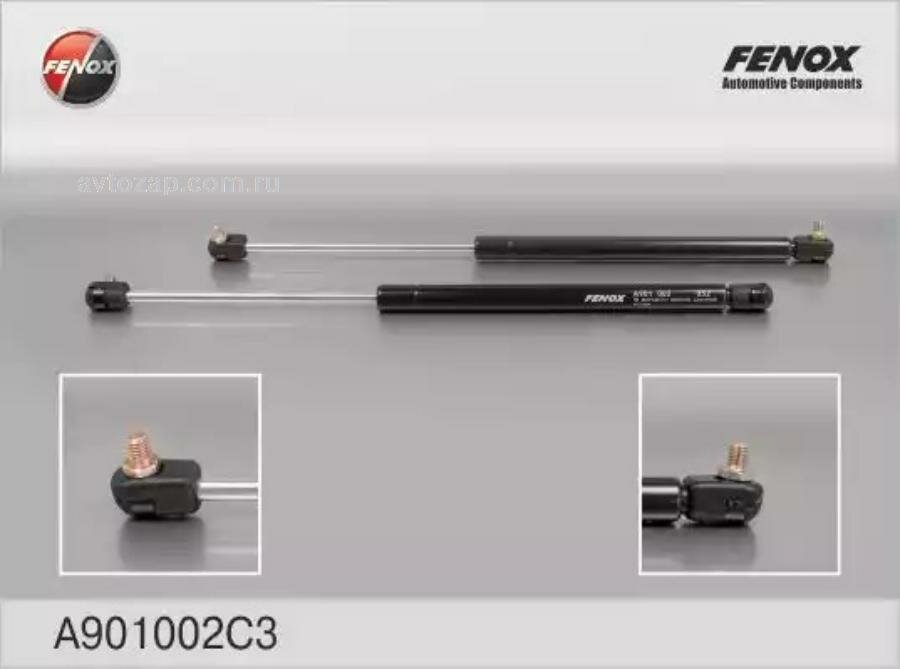 FENOX A901002C3 упор газовый еврокрепление L=450, L=275, 340N ВАЗ 2108-21099, 2113-2115, 21213, 1111 ОКА, ИЖ 2126, З