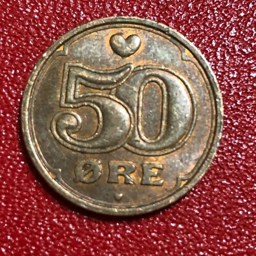 Монета Дания 50 эре 2006 год # 4-4 монета дания 25 эре 1946 год король кристиан x 6 4