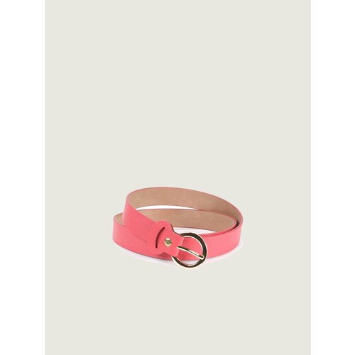 фото Ремень fabula, размер 100, коралловый