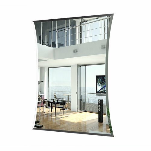 Зеркало 080Ф, ШхВ 70/60х80 см, зеркало с полным фацетом, толщина зеркала 4 мм, горизонтальное или вертикальное крепление