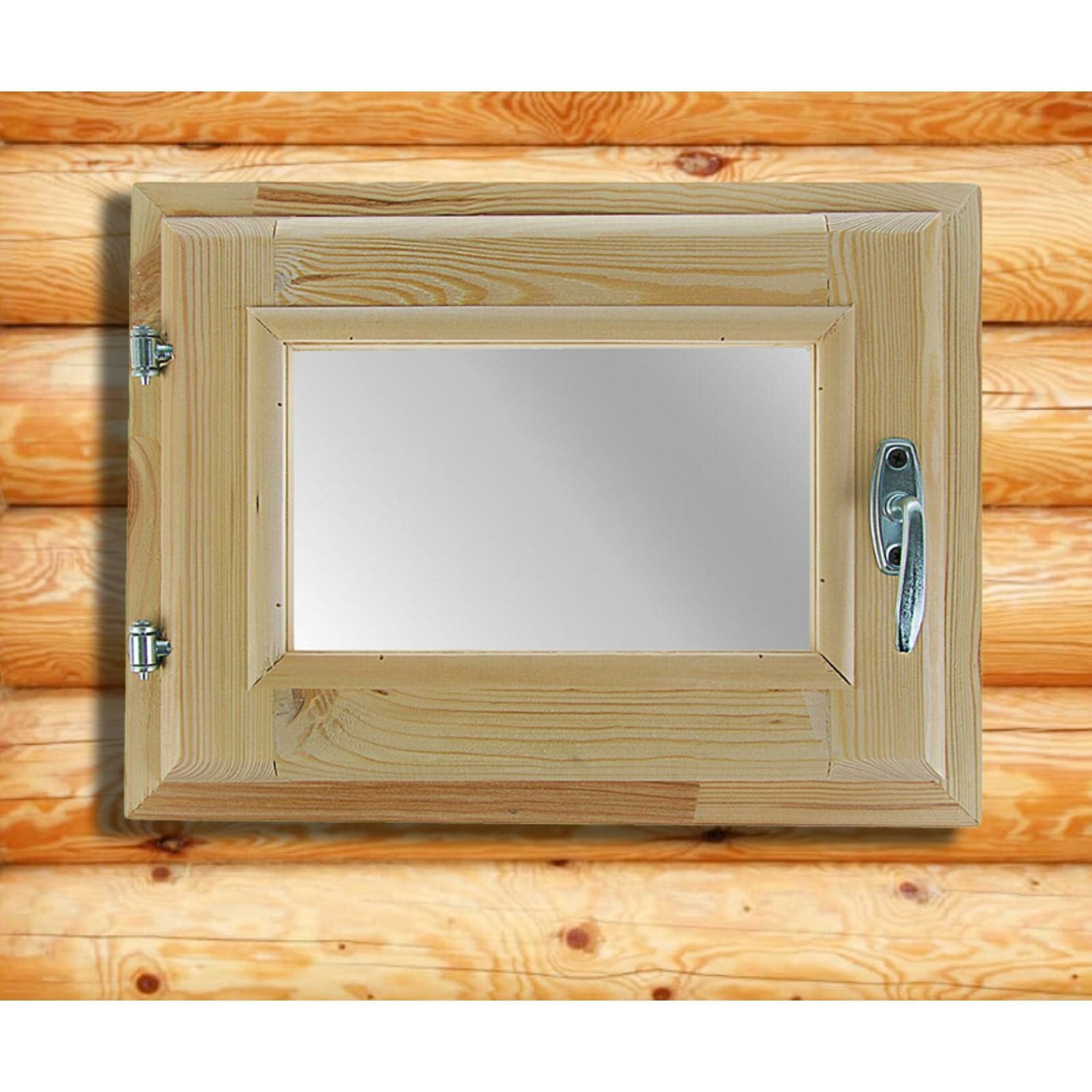 Окно, 30×40см, двойное стекло хвоя (1шт.)