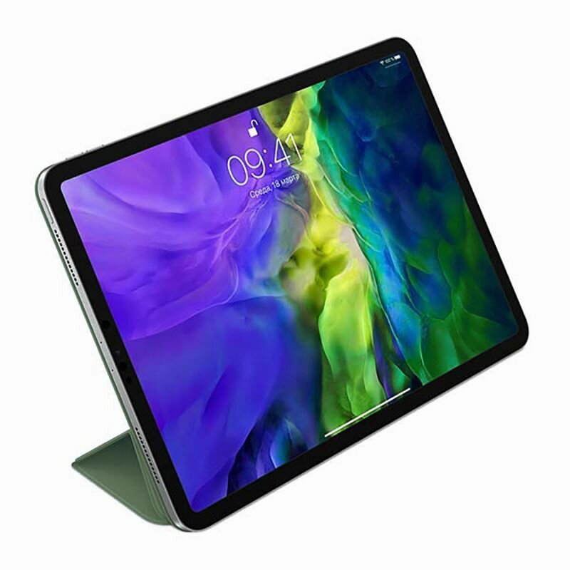 Чехол для планшета APPLE Smart Folio, для Apple iPad Pro 11" 2020, дикий кактус [mxt72zm/a] - фото №11