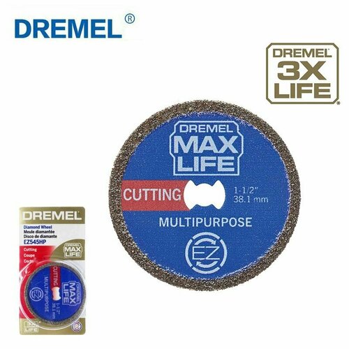 гравер dremel 4000 4 65 ez f0134000jt DREMEL MAX EZ545HP. Алмазный отрезной круг по керамике и стеклу EZ SpeedClic