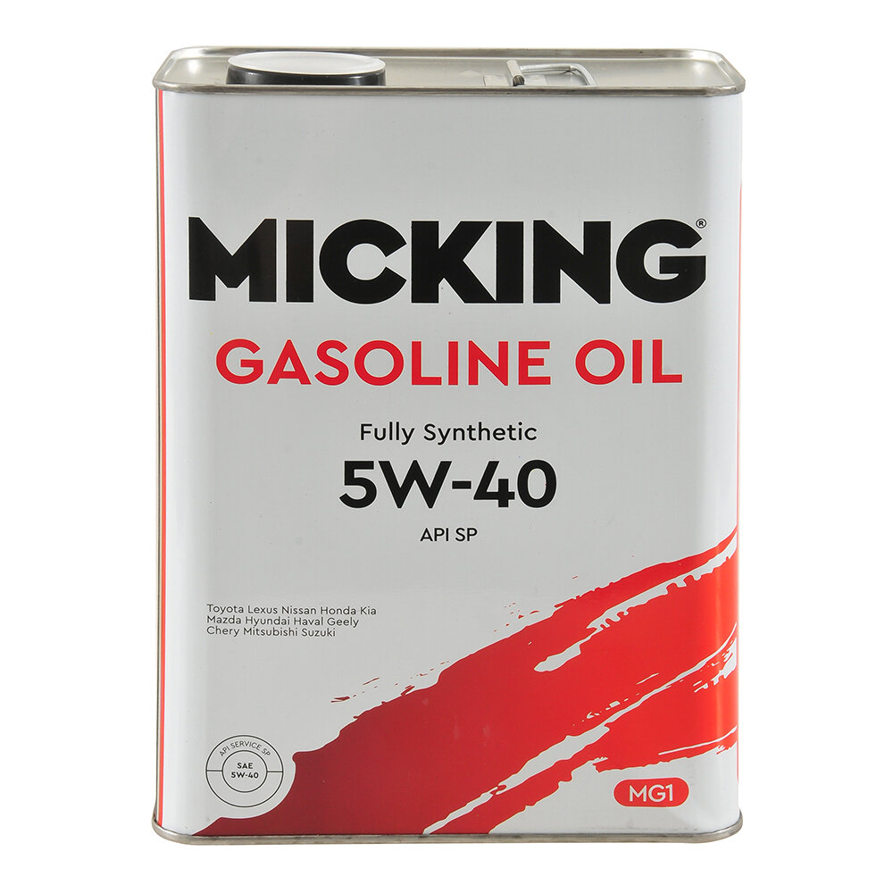 GASOLINE OIL MG1 5W40 синтетика 4л M2134