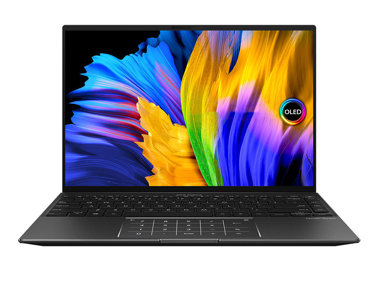 Ноутбук ASUS Zenbook 14X OLED UM5401QA-L7256 90NB0UR5-M00FZ0 (14", Ryzen 7 5800H, 16Gb/ SSD 1024Gb, Radeon Graphics) Черный