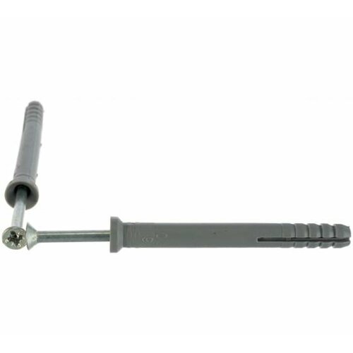 Дюбель-гвоздь 6х60 полипропилен потай 100 шт | код 4460950-100 | ЭТМ-Крепеж ( 9 упак.)