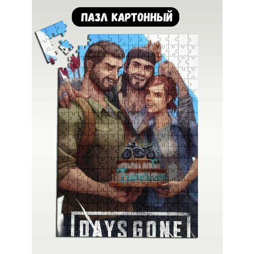 Пазл картонный 39,5х28 см, размер А3, 300 деталей, модель игра Days Gone - 746 пазл картонный 29x20 см размер а4 120 деталей модель days gone 15