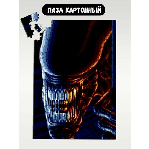 Пазл картонный 39,5х28 см, размер А3, 300 деталей, модель игра Alien 3 - 634