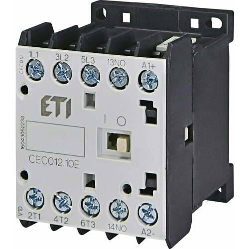 Контактор миниатюрный CEC 12.10-230V-50/60Hz (12A; 5,5kW; AC3)