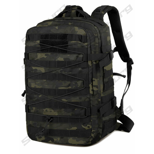 Рюкзак мужской тактический Snoburg SN8098 черный камуфляж