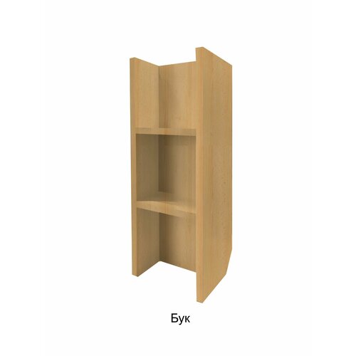 Полка для газовой трубы 55 см для хранения Бук