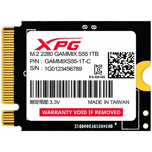 SSD накопитель Adata 1000 Гб XPG Gammix S55 SGAMMIXS55-1T-C 7739₽