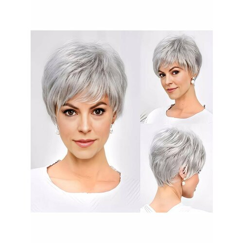 Парик короткий из натуральных волос
