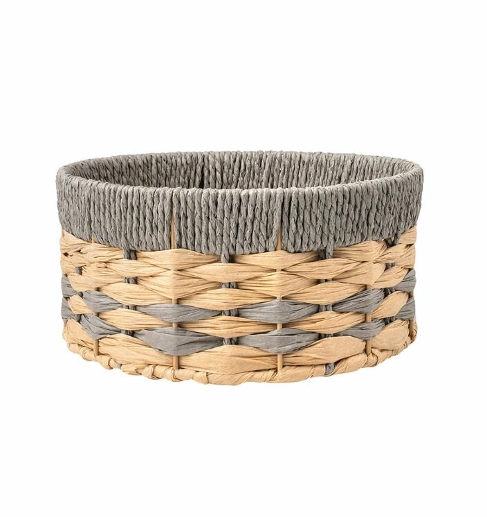 Корзина для хранения плетеная Колос 255х255х12 см бежевый