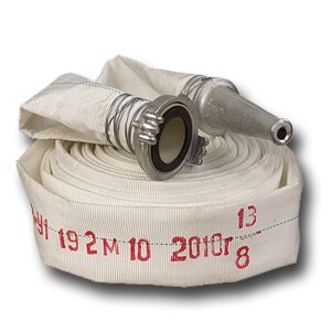 Рукав 20 метров пожарный "Универсал" РПК(В)-Н/В-50-1.0-У1 50мм с головкой ГР-50АП и стволом РС-50.01А