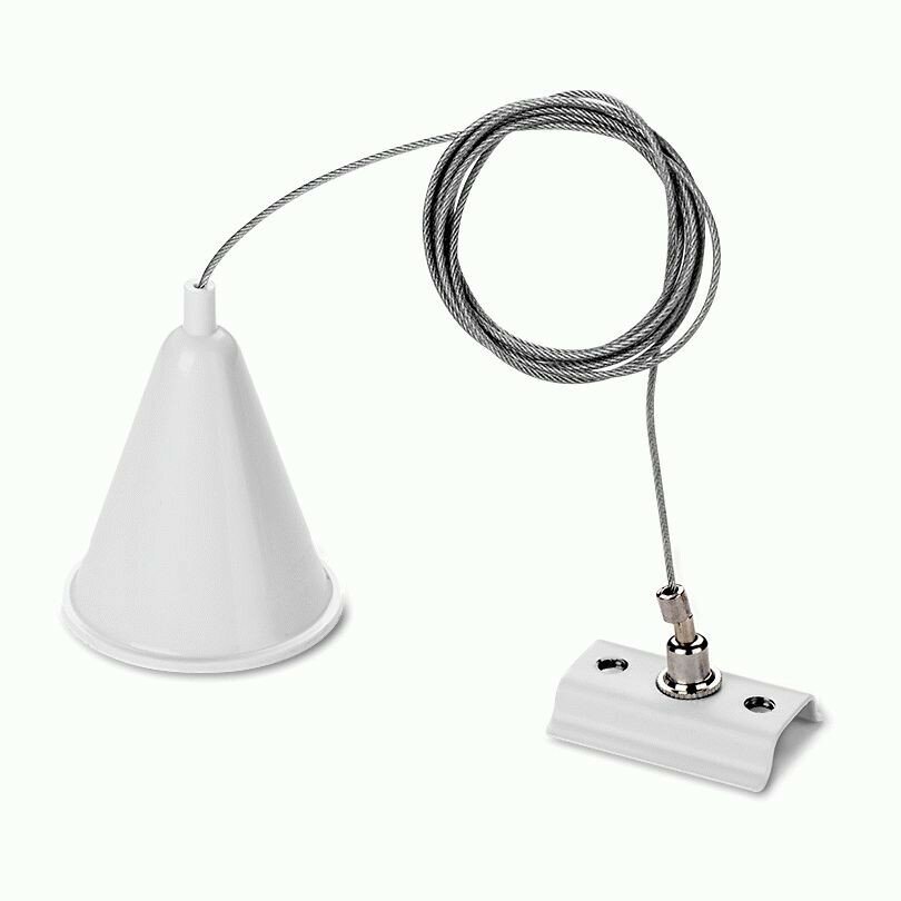 Wolta комплект подвеса для шинопровода с тросом 1,5м белый WTL-MK3/01W (арт. 731376)