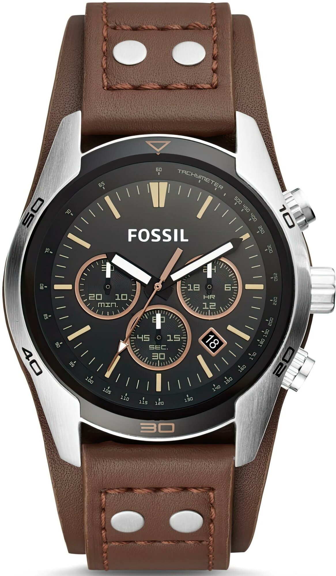 Наручные часы FOSSIL Coachman, серебряный