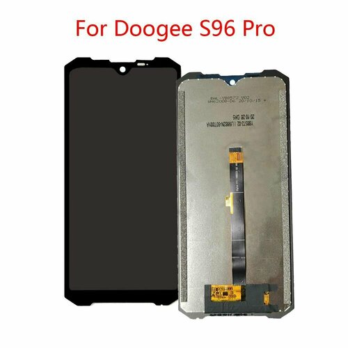 Дисплей для Doogee S96 Pro Дисплей для в сборе с тачскрином Чёрный