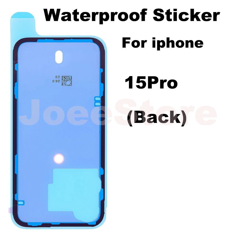 5 шт. водонепроницаемая наклейка для iPhone 15 Pro Max Plus аккумулятор клейкая задняя часть 3M уплотнение ЖК-дисплей экран рамка лента клей запасные части для ремонта, 5x For 15Pro Back