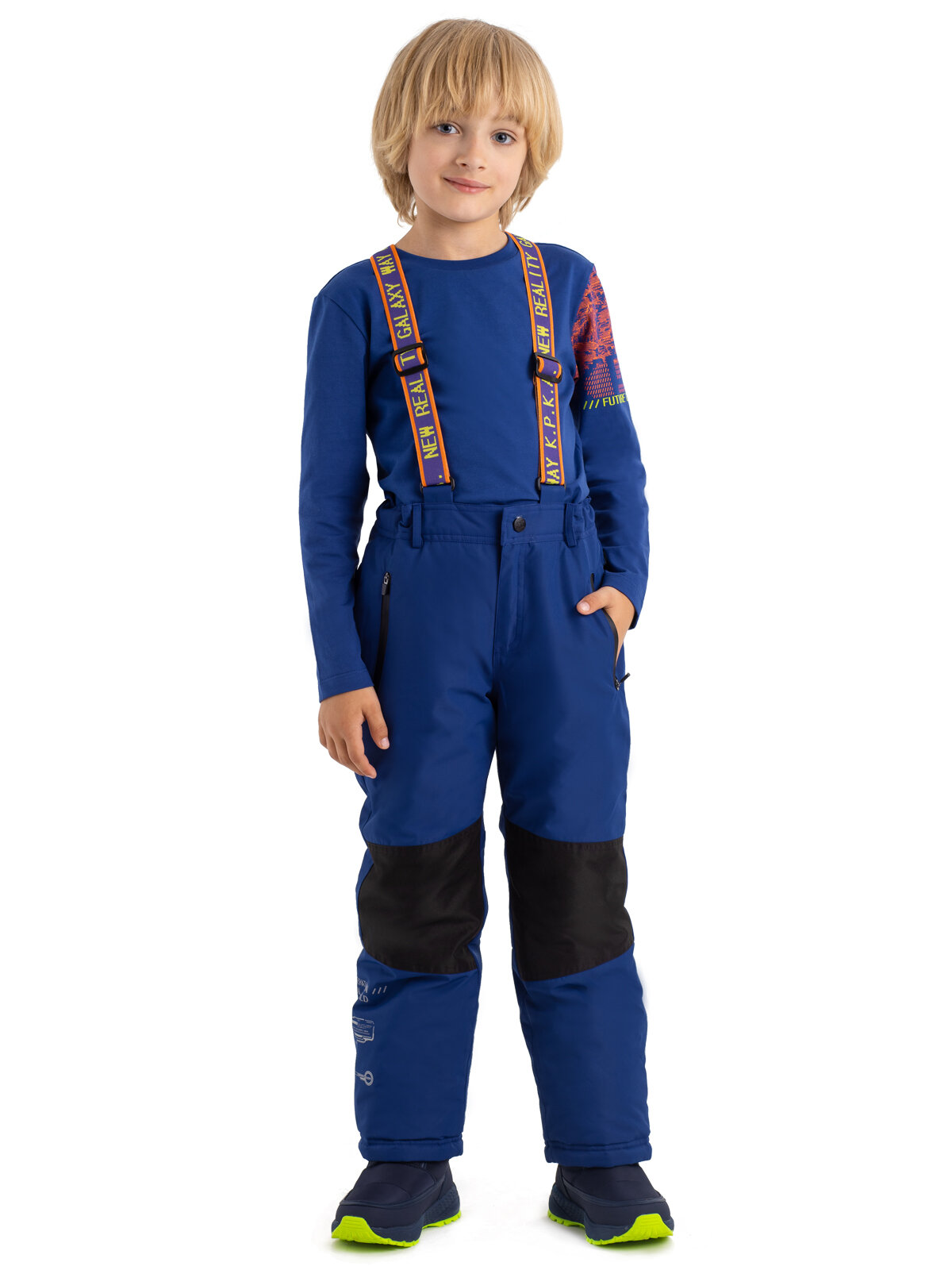 Брюки утеплённые Kapika размер 116  синий